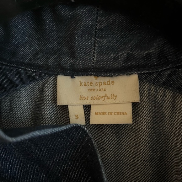 Kate Spade Denim Tie shirt - Picture 5 of 7